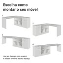 Ver imagem 6 de Escrivaninha de Canto Branco Roma Madesa