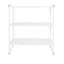 Ver imagem 3 de Nicho Aéreo Industrial 63cm X 66cm 3 Prateleiras F5 Office Cor:branco
