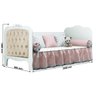 Cama para Quarto Infantil com Captonê Babá Imperial Planet Baby - 3