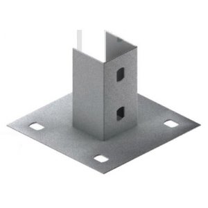 Sapata Externa 4 Furos para Perfilado 38x38 #18/22 - 10 Peças