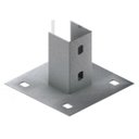 Ver imagem 1 de Sapata Externa 4 Furos para Perfilado 38x38 #18/22 - 10 Peças