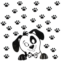 Adesivo Decoração Patinhas Pet Cachorrinho Animais - 1
