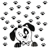 Adesivo Decoração Patinhas Pet Cachorrinho Animais - 1