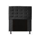 Ver imagem 2 de Kit Cabeceira + Calçadeira Baú Copenhague Solteiro 90cm Suede - Renascer Decor:Preto