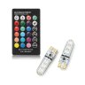Kit 2 Lâmpada Pingão Led Rgb 16 Cores Controle Pingo T10 - 3