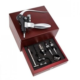 Kit de Vinho 8 Peças Euro Home - 1 Kit de Vinho 8 Peças Euro Home - 1