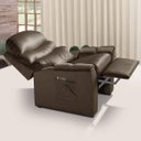 Ver imagem 1 de Poltrona do Papai Retrátil e Reclinável Sued Diamante Grécia Marrom A108