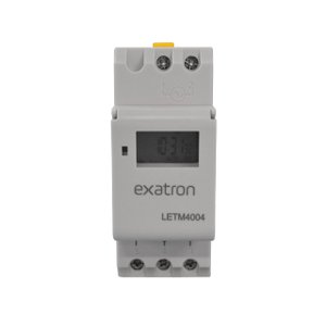 Interruptor Temporizador Digital Trilho DIN LETM4004 Exatron