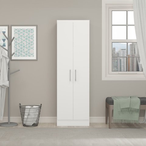 Sapateira Multiuso 2 Portas Mdp 52x170x31,5cm Branco 3000