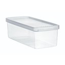 Ver imagem 5 de Organizador Geladeira Caixa para Legumes Frutas Verduras Tampa Plástico Ordene Cristal