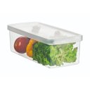 Ver imagem 7 de Organizador Geladeira Caixa para Legumes Frutas Verduras Tampa Plástico Ordene Cristal