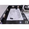 Banheira de casal Kallena completa com hidro 165x120x45 cm Vita by Acquavitalle - 2