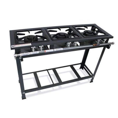 Fogão Industrial P5 3 Bocas Baixa Pressão 3QD - MetalFour