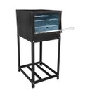 Ver imagem 2 de Forno Cavalete Baixa Pressão Tampa Vidro 85 Litros - Kenok