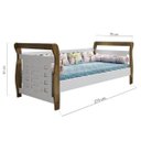 Ver imagem 3 de Cama Infantil Cabeceira Treliça Babá Happy Tigus Baby