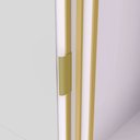 Ver imagem 5 de Guarda Roupa Casal Porto 3 Portas Correr 100% Mdf - Ideal para Ambientes Pequenos:branco