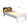 Mini Cama Infantil Soneca com Desenho Carro Tigus Baby  - 3