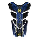 Ver imagem 1 de Adesivo Protetor de Tanque Resinado Moto Cb 600 Azul