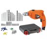 Furadeira De Impacto Black&Decker HD400K50 + 50 Acessórios + Maleta - 550W - 127V - 1