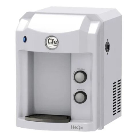 Filtro Purificador Água Natural e Gelada Alcalina Ph 9.5 Ionizada com Ozônio Branco 127v - Top Life
