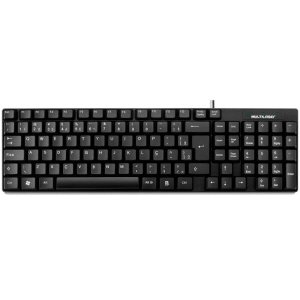 Teclado Básico Multilaser Slim Laser Usb Preto - Tc193