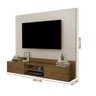 Painel Para TV 75 Polegadas Malbec Off White Conquest Luapa - 4