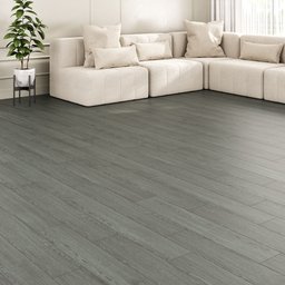 Piso Vinílico Autocolante Amadeirado Régua M² Cinza Tubrax - 1