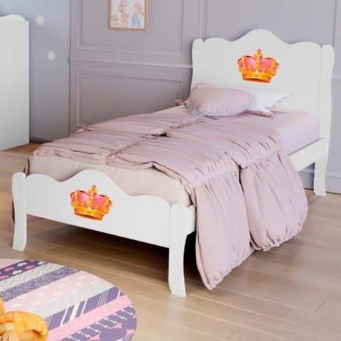 Cama Infantil Princesa Lisa Branco