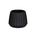 Ver imagem 1 de Vaso Cachepot Wave 19cm Preto