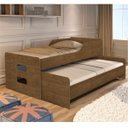 Ver imagem 1 de Cama com Auxiliar Florença Castaho