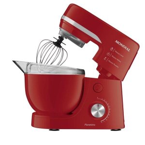 Batedeira Planetária Mondial Vermelho 700w 127v Bp-03-r