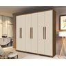 Guarda-Roupa Casal Espanha Castanho Off-White - 4