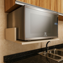 Ver imagem 1 de Suporte de Micro-ondas de Mdf Branco 50x15x37