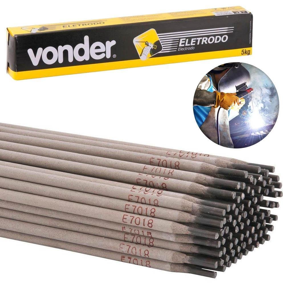 Eletrodo para Solda Elétrica E7018 com 2,50 Mm 5kg Vonder