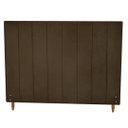 Ver imagem 1 de Cabeceira Vitória Tamanho Viuva para Colchão de 1.28mt-suede Marrom