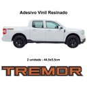 Ver mais imagens de Kit 2 Adesivos Laterais Tremor para Caçamba 44,5x5,5cm