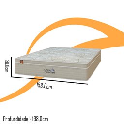 Colchão Casal Queen 158cm D26 Molas Ensacadas Gran Paradiso Confort Prime - 2