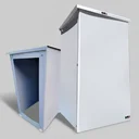 Ver imagem 1 de Capa Rígida (tipo Gabinete) para Botijão de Gás - Branco