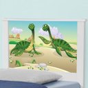 Ver imagem 4 de Bicama Juvenil Adesivada Dinossauros Irmãos