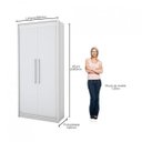 Ver imagem 5 de Guarda-Roupa Solteiro 2 Portas Vegas Fama Móveis