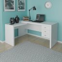 Ver imagem 1 de Mesa para Escritório Me4106 Branco Tecnomobili