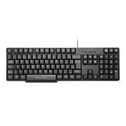 Teclado com fio Slim TC213 Multilaser - Preto - 1