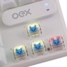 Teclado Mecânico OEX Phantom TC700 - Branco - 2