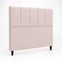Ver imagem 6 de Cabeceira Classic Casal 140cm para Quarto Cama Decorativa Moderna Elegante Suede Bege
