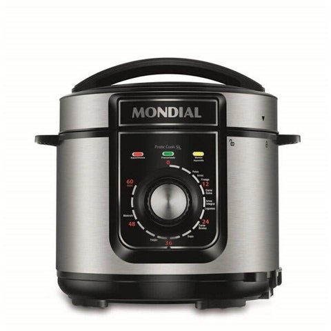 Panela Elétrica de Pressão Mondial Pe-48 Inox - 220v