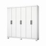 Guarda Roupa Casal Z22 6 Portas 4 Gavetas Sem Espelho Com Pés Carioca Móveis - 1