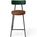 Ver imagem 4 de Banqueta Baixa Cozinha Sala Jantar Bancada Milão L02 Facto Verde Musgo Marrom - lyam decor