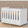 Berço Ofelia Branco Acetinado - 1