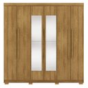 Ver imagem 6 de Guarda Roupa Casal 218cm com Espelho Bolty Nature V02 - Mpozenato
