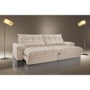 Ver imagem 2 de Sofá Liz 02 Módulos de 120cm Br 25cm Meu Sofá Online A294 Linho Creme